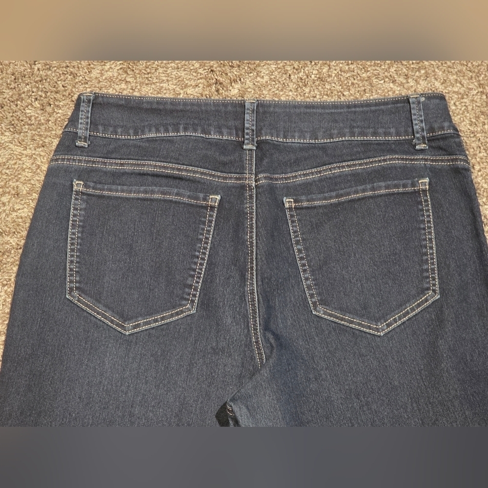 Riders By Lee Curvy Fit Skinny Jean Stretchy Denim Midrise Size 12M - Picture 3 of 7